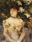 Berthe Morisot Young Woman in Evening Dress oil painting picture wholesale